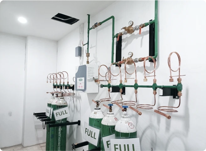 tbm specialties hospital gas installation